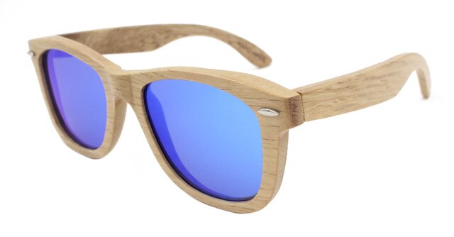 Retro Wood Sunglasses Men Women 2020 Polarized Sun Glasses Driving Natural Wooden Frame Eyewear Mirror Sunglasses Oculos