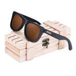 BOBO BIRD Male Wooden Glasses Anti-Reflective UV400 okulary przeciwsłoneczne Vintage Men Polarized  Personalize Dropshipping