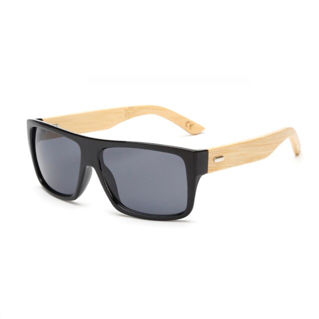 Original Wooden Bamboo Sunglasses Men Women Mirrored UV400 Sun Glasses Real Wood Shades Gold Blue Outdoor Goggles Sunglases Male