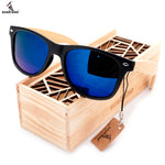 BOBO BIRD Sunglasses for Men Women Bamboo Wood Sun Glasses Travel Eyewear in Wooden Box