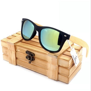 BOBO BIRD Sunglasses for Men Women Bamboo Wood Sun Glasses Travel Eyewear in Wooden Box