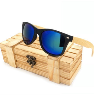 BOBO BIRD Sunglasses for Men Women Bamboo Wood Sun Glasses Travel Eyewear in Wooden Box