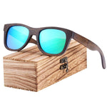 BARCUR Wood Sunglasses Bamboo Brown Full Frame Wooden Sun Glasses Men Polarized Vintage Women Eyewear