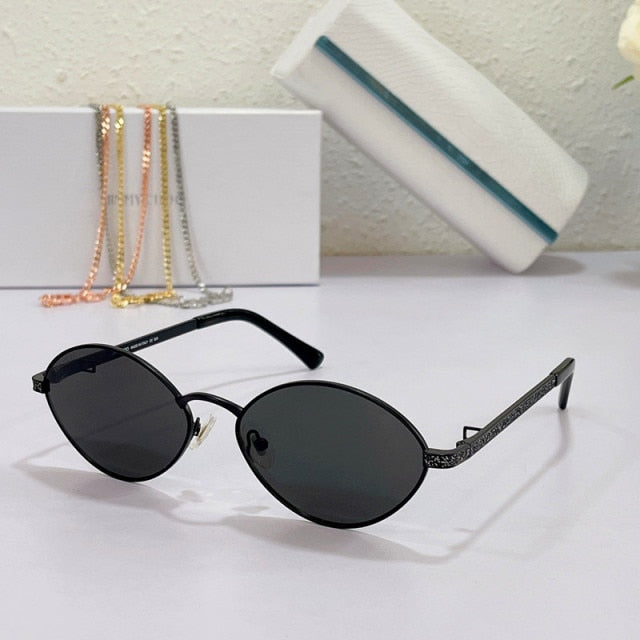 Polarized Shell choo Sunglasses cat eye Women Square jimmy Wood Veneer Logo Custom wooden flash powder Sun Glasses box