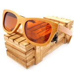 BOBO BIRD Handmade Men women Wood Sunglasses Wooden Eyewear Bamboo sport Glasses in Wood Box custom logo